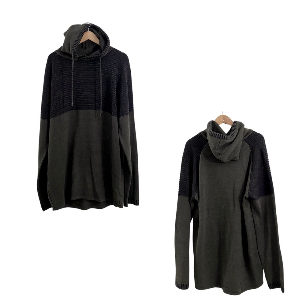 Men’s 3XL Shawl Neck Hooded Sweater by XRAY Jeans